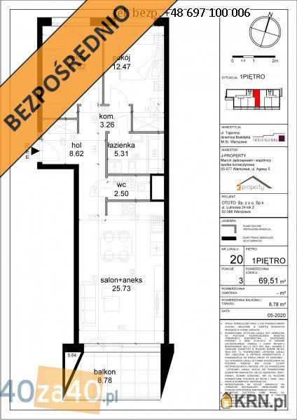Mieszkanie  na sprzedaż, Warszawa, Białołęka, ul. , 3 pokojowe