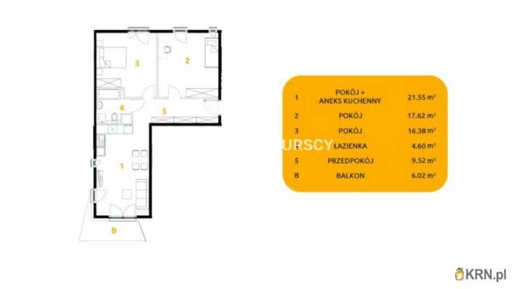 Kraków, Prądnik Biały, ul. 29 Listopada, 3 pokojowe, Mieszkanie  na sprzedaż