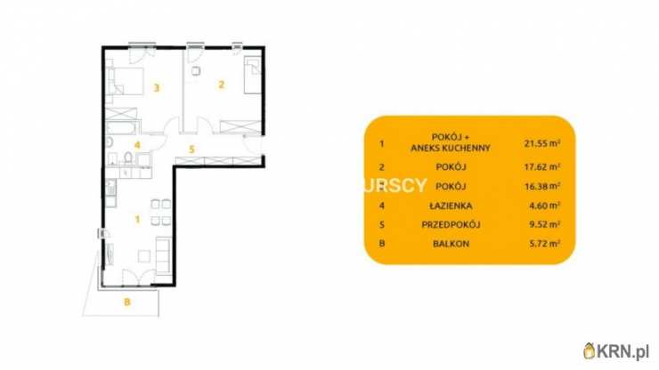Kraków, Prądnik Biały, ul. 29 Listopada, Mieszkanie  na sprzedaż, 3 pokojowe