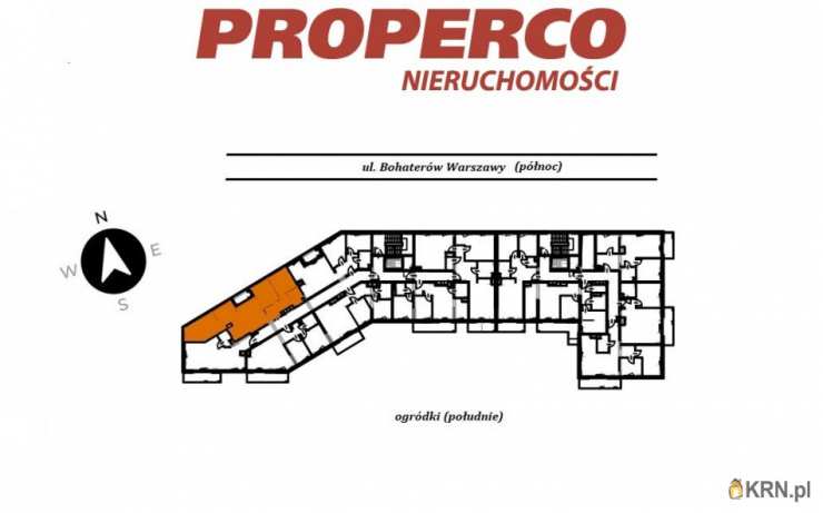 4 pokojowe, Kielce, ul. Bohaterów Warszawy, Mieszkanie  na sprzedaż