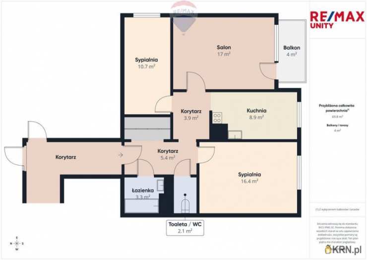 Mieszkanie  na sprzedaż, 3 pokojowe, Łęczna, ul. 