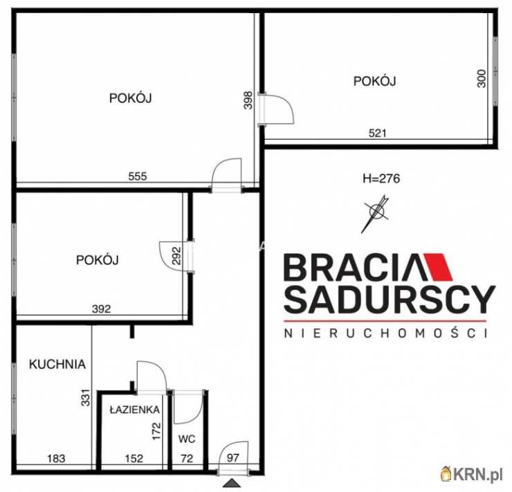 3 pokojowe, Kraków, Nowa Huta, ul. Centrum B, Mieszkanie  na sprzedaż