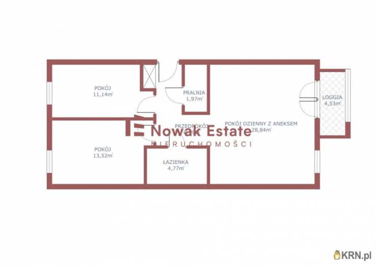 Kraków, Czyżyny, ul. Pokoju, 3 pokojowe, Mieszkanie  na sprzedaż