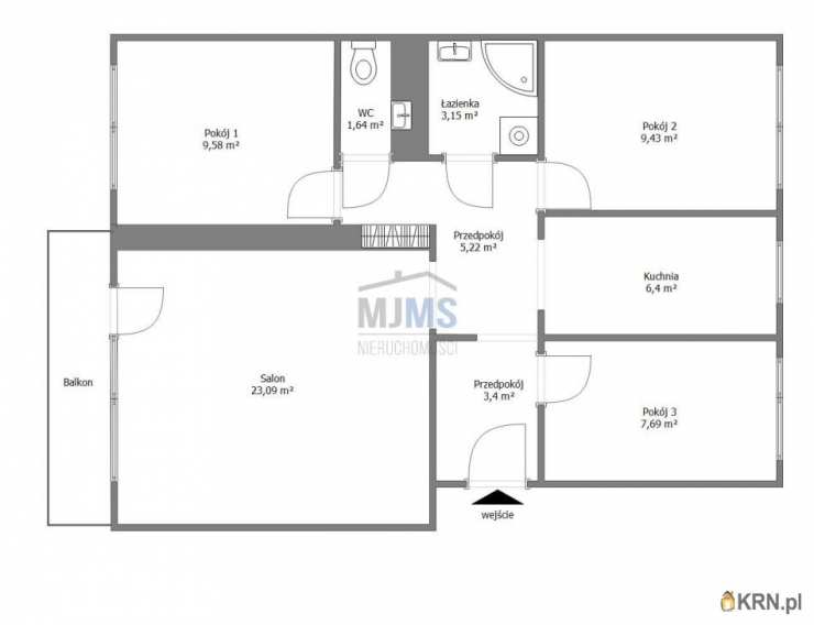 Słupsk, ul. , 4 pokojowe, Mieszkanie  na sprzedaż