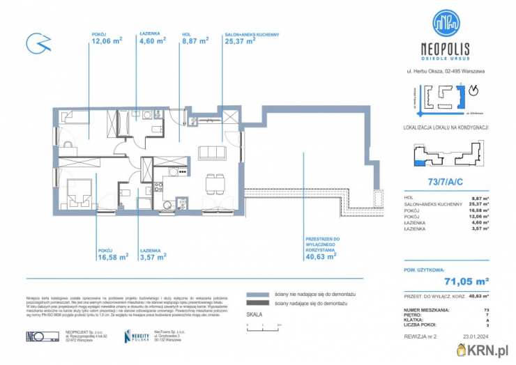 Mieszkanie  do wynajęcia, , Warszawa, ul. 