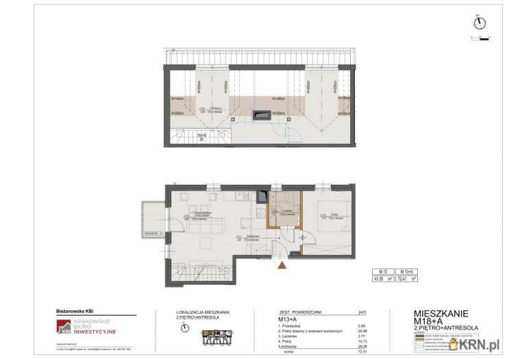 Mieszkanie  na sprzedaż, Kraków, Bieżanów-Prokocim, ul. Bieżanowska, 2 pokojowe