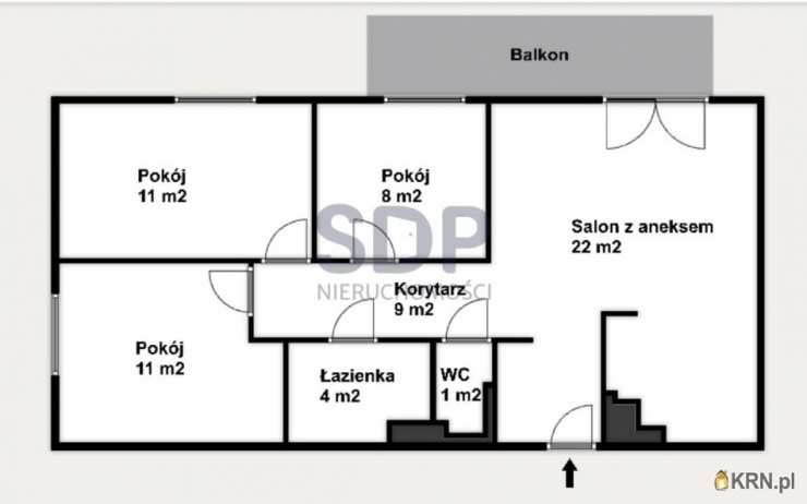 Mieszkanie  na sprzedaż, 4 pokojowe, Wrocław, Fabryczna/Stabłowice, ul. Stabłowicka
