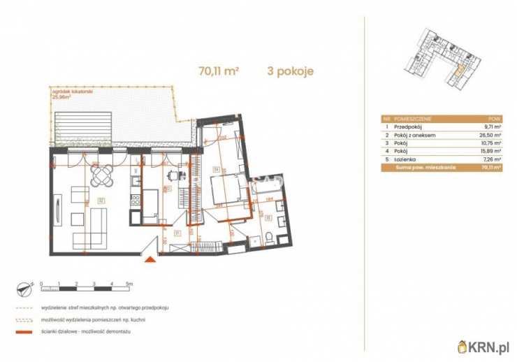 Katowice, ul. Ceglana, Mieszkanie  na sprzedaż, 3 pokojowe