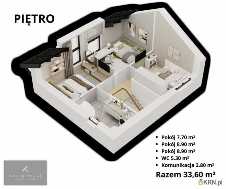 Mieszkanie  na sprzedaż, 4 pokojowe, Rychtal, ul. 