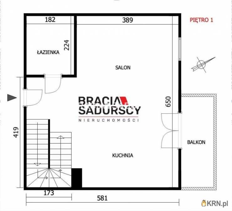 Mieszkanie  na sprzedaż, 3 pokojowe, Kraków, Grzegórzki, ul. Dąbska