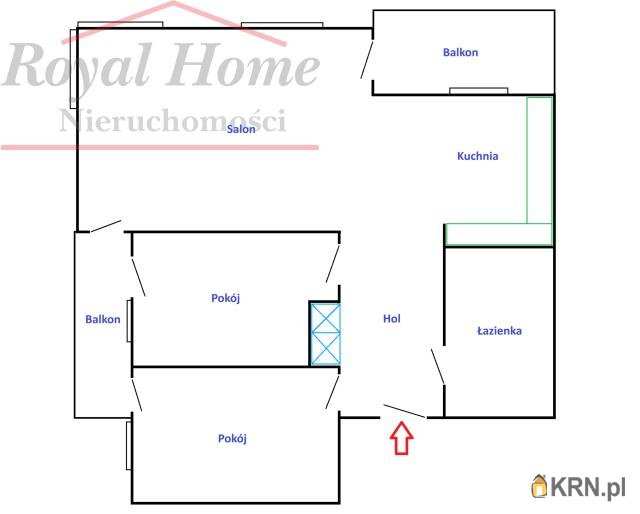 Mieszkanie  na sprzedaż, Wrocław, Fabryczna/Muchobór Wielki, ul. Zagony, 3 pokojowe