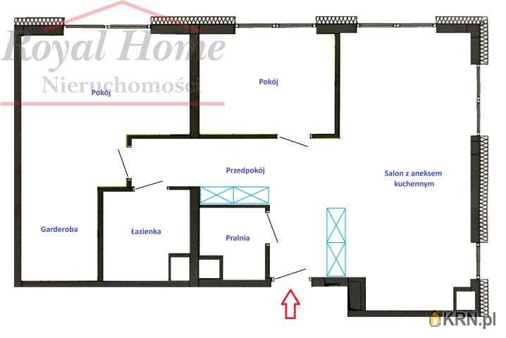 3 pokojowe, Mieszkanie  na sprzedaż, Wrocław, Śródmieście, ul. Księcia Witolda