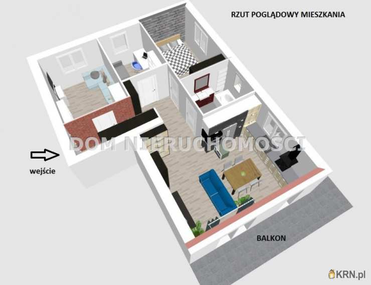 4 pokojowe, Olsztyn, ul. Kołobrzeska, Mieszkanie  do wynajęcia