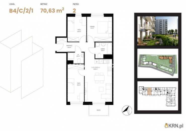 Bracia Sadurscy Oddział BS2 Rynek Pierwotny, Mieszkanie  na sprzedaż, Kraków, Prądnik Biały, ul. H. Pachońskiego