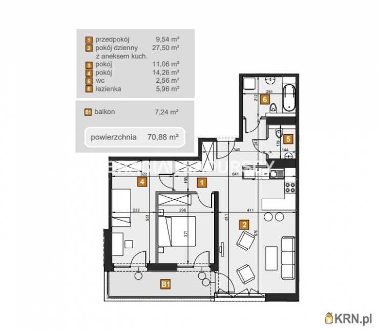 Bracia Sadurscy Oddział BS2 Rynek Pierwotny, Mieszkanie  na sprzedaż, Kraków, Dębniki, ul. dr. J. Babińskiego
