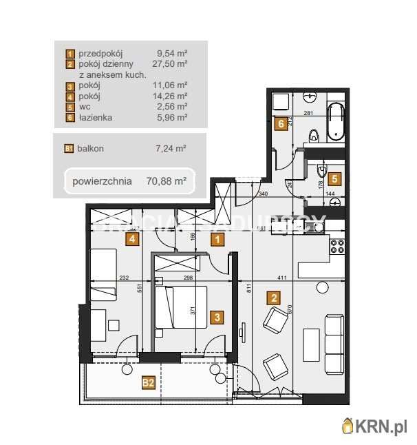 Bracia Sadurscy Oddział BS2 Rynek Pierwotny, Mieszkanie  na sprzedaż, Kraków, Dębniki, ul. dr. J. Babińskiego