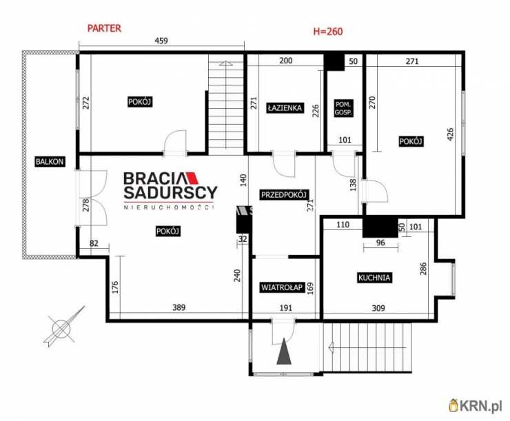 Mieszkanie  na sprzedaż, 3 pokojowe, Kraków, Prądnik Biały/Witkowice, ul. Witkowicka