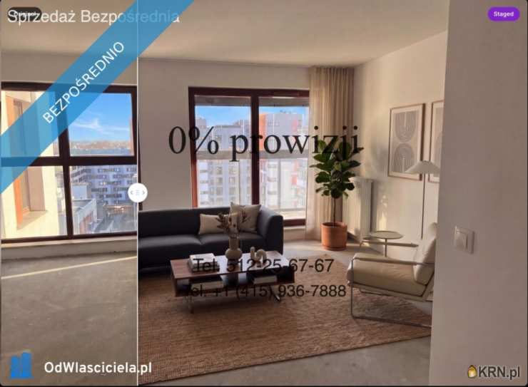 Warszawa, Mokotów, ul. J. P. Woronicza, Mieszkanie  na sprzedaż, 3 pokojowe