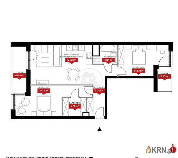 Mieszkanie  na sprzedaż, Wrocław, Psie Pole/Kleczków, ul. W. Reymonta, 3 pokojowe