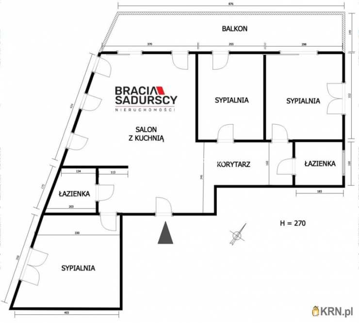 Mieszkanie  do wynajęcia, Kraków, Bronowice/Bronowice Małe, ul. Stańczyka, 4 pokojowe
