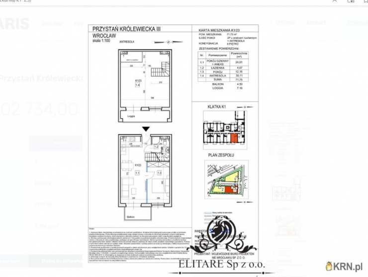 4 pokojowe, Wrocław, Fabryczna, ul. , Mieszkanie  na sprzedaż