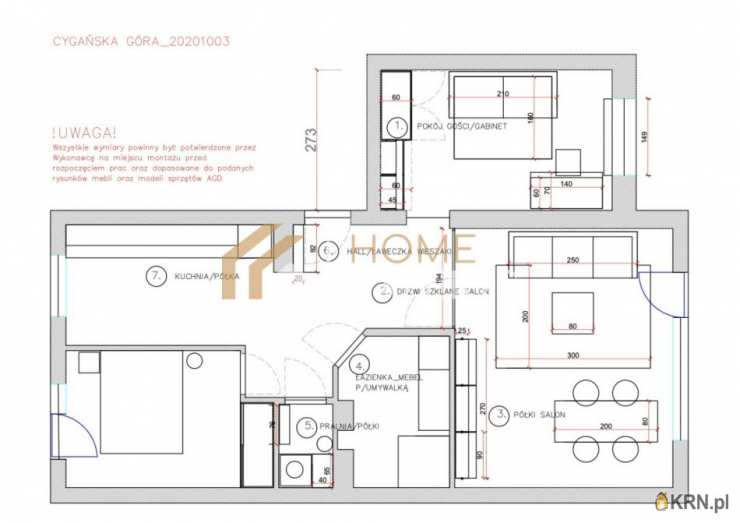Mieszkanie  na sprzedaż, 3 pokojowe, Gdańsk, Suchanino, ul. Cygańska Góra