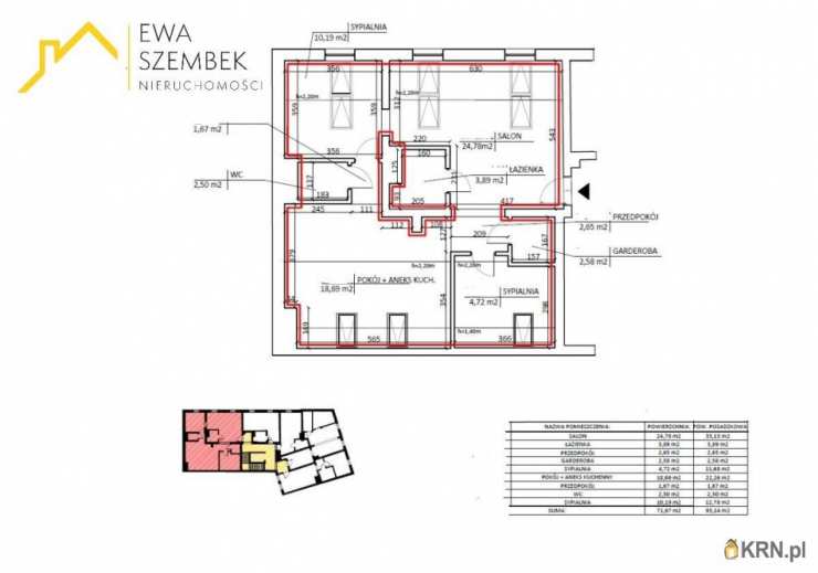 Mieszkanie  na sprzedaż, Kraków, Podgórze/Stare Podgórze, ul. , 5 pokojowe