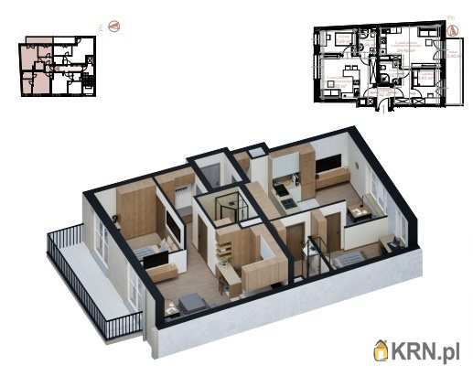 Mieszkanie  na sprzedaż, 4 pokojowe, Kraków, Krowodrza/Łobzów, ul. J. Lea