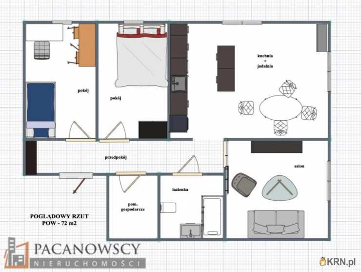PACANOWSCY NIERUCHOMOŚCI, Mieszkanie  do wynajęcia, Kraków, Prądnik Biały/Żabiniec, ul. 