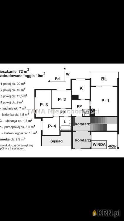 Tana Nieruchomości, Mieszkanie  na sprzedaż, Kraków, Mistrzejowice, ul. 