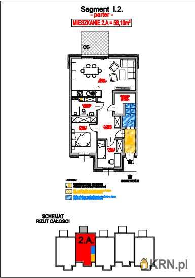 3 pokojowe, Mieszkanie  na sprzedaż, Ustroń, ul. 