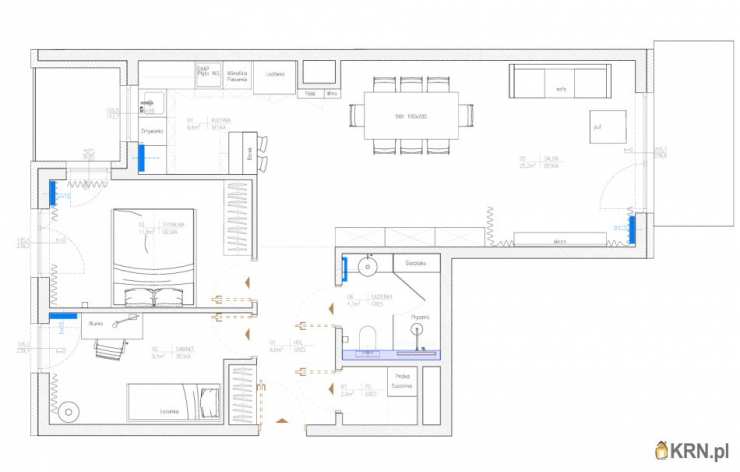 Mieszkanie  na sprzedaż, 3 pokojowe, Warszawa, ul. 