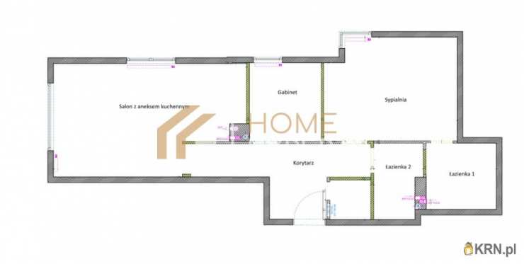 3 pokojowe, Gdańsk, Oliwa, ul. A. Grottgera, Mieszkanie  na sprzedaż