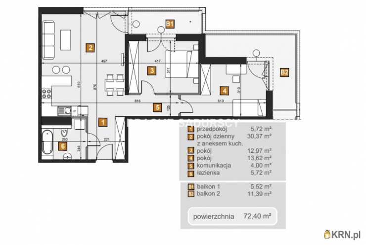 Kraków, Dębniki, ul. dr. J. Babińskiego, Mieszkanie  na sprzedaż, 3 pokojowe