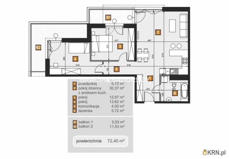 Bracia Sadurscy Oddział BS2 Rynek Pierwotny, Mieszkanie  na sprzedaż, Kraków, Dębniki, ul. dr. J. Babińskiego