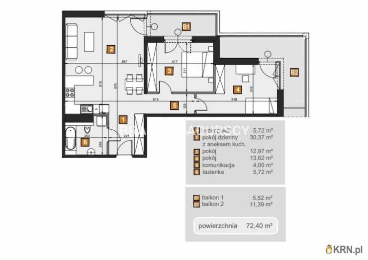 Bracia Sadurscy Oddział BS2 Rynek Pierwotny, Mieszkanie  na sprzedaż, Kraków, Dębniki, ul. dr. J. Babińskiego