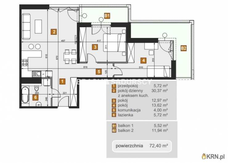 Kraków, Dębniki, ul. dr. J. Babińskiego, Mieszkanie  na sprzedaż, 3 pokojowe