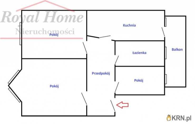 3 pokojowe, Mieszkanie  na sprzedaż, Wrocław, Krzyki/Tarnogaj, ul. Piękna