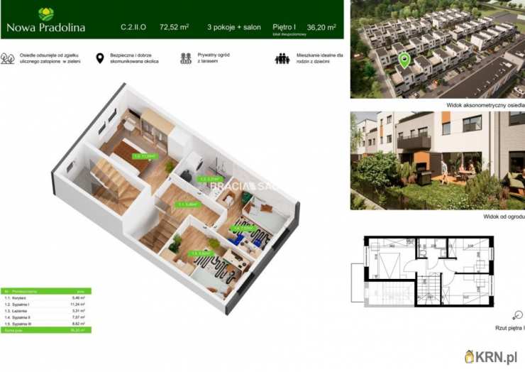 Tarnów, Zabłocie, ul. Skrzyszowska, Mieszkanie  na sprzedaż, 4 pokojowe