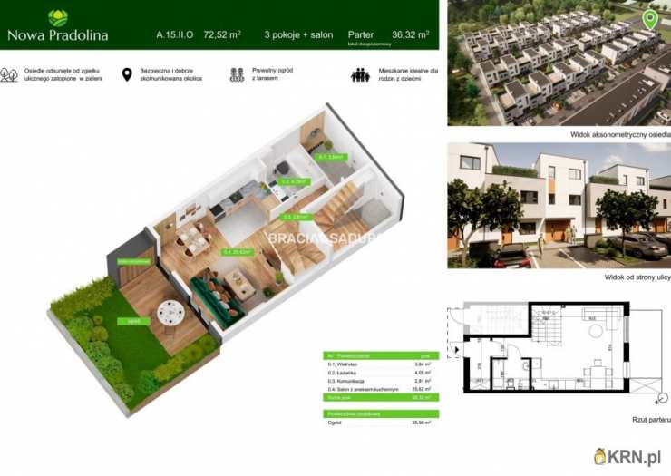 Tarnów, Zabłocie, ul. Skrzyszowska, Mieszkanie  na sprzedaż, 4 pokojowe