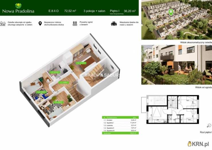 Mieszkanie  na sprzedaż, Tarnów, Zabłocie, ul. Skrzyszowska, 4 pokojowe