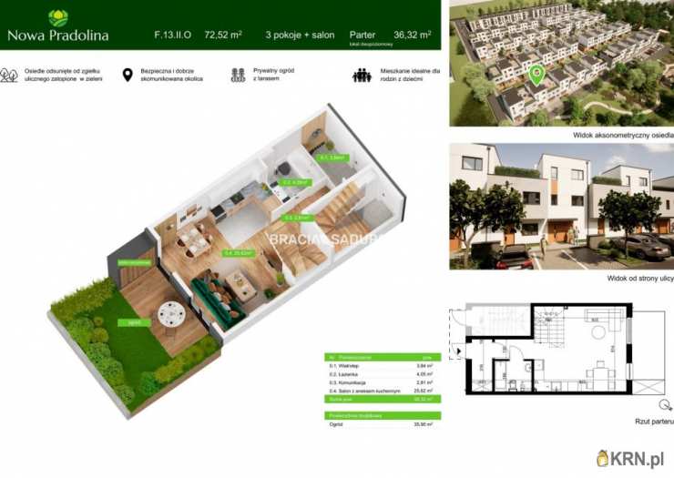 Tarnów, Zabłocie, ul. Skrzyszowska, Mieszkanie  na sprzedaż, 4 pokojowe