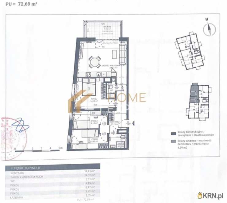 Mieszkanie  na sprzedaż, 4 pokojowe, Gdańsk, Brętowo, ul. Dolne Migowo