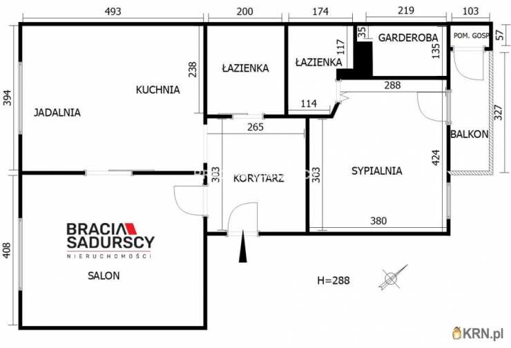 Kraków, Bronowice, ul. Bronowicka, Mieszkanie  na sprzedaż, 3 pokojowe