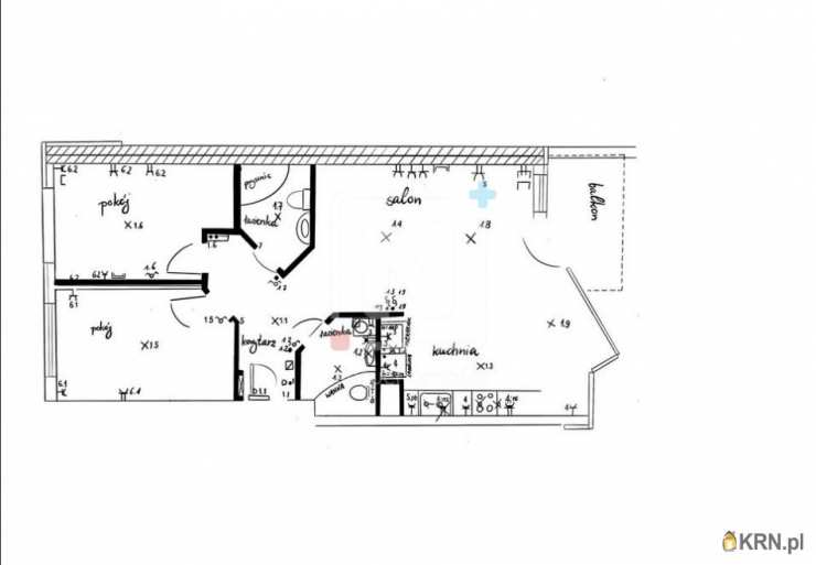 Warszawa, Ursynów, ul. M. Wańkowicza, Mieszkanie  na sprzedaż, 3 pokojowe