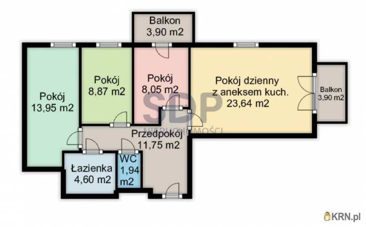 Mieszkanie  na sprzedaż, 4 pokojowe, Wrocław, Krzyki/Jagodno, ul. Buforowa