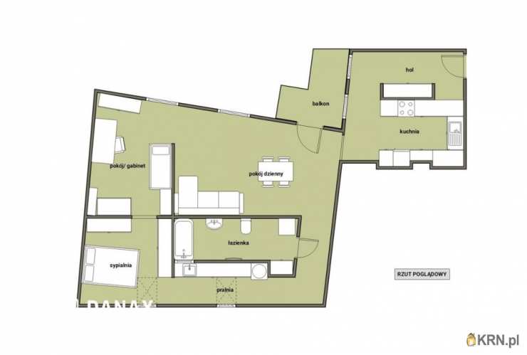 Kraków, Stare Miasto/Kazimierz, ul. Kupa, 3 pokojowe, Mieszkanie  na sprzedaż