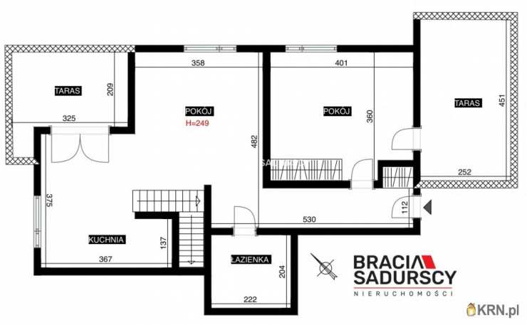 Mieszkanie  na sprzedaż, Rabka-Zdrój, ul. marsz. Piłsudskiego, 3 pokojowe