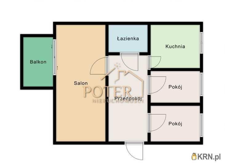 3 pokojowe, Mieszkanie  na sprzedaż, Wrocław, Krzyki/Ołtaszyn, ul. gen. S. Maczka