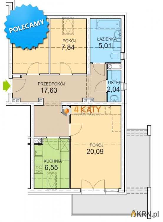 Mieszkanie  na sprzedaż, gm. Zielona Góra, ul. , 3 pokojowe